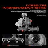 1x Turbolader Abgaskrümmer Einheit für VW Golf Passat Touran Audi A3 Sportback Seat Altea XL Leon Skoda