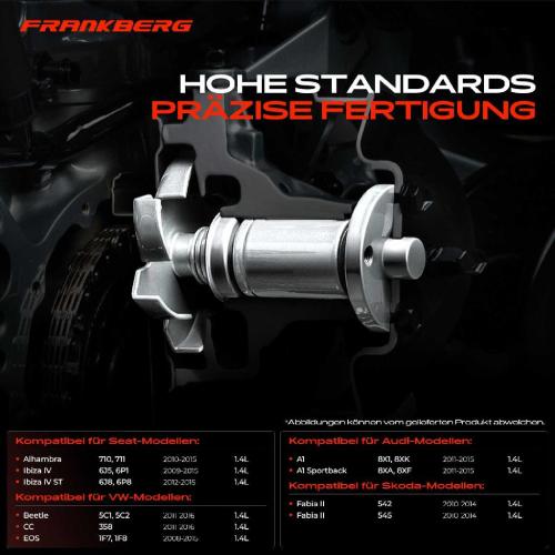 1x Wasserpumpe Kühlwasserpumpe für VW Golf V Tiguan Passat Polo Audi A1 Seat Ibiza Skoda 1.4L Bild 1x Wasserpumpe Kühlwasserpumpe für VW Golf V Tiguan Passat Polo Audi A1 Seat Ibiza Skoda 1.4L