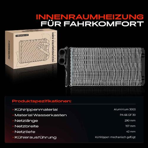 1x Wärmetauscher Innenraumheizung für Peugeot 607 9D 9U 2000-2011 2.0L 2.2L 2.7L 3.0L Bild 1x Wärmetauscher Innenraumheizung für Peugeot 607 9D 9U 2000-2011 2.0L 2.2L 2.7L 3.0L