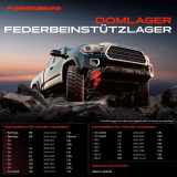 2x Domlager Federbeinstütz lager für Peugeot 307 SW Citroën C4 B9 1.6L