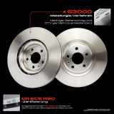 2x Bremsscheiben Vorderachse für Audi A4 Avant 8K2 8K5 3.0L 2008-2011