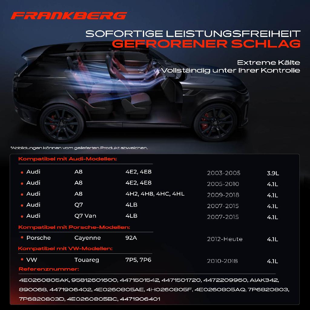 1x Klimakompressor für Audi A8 4E Q7 VW Touareg Porsche Cayenne