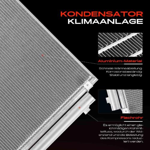 Frankberg 1x Kondensator Klimaanlage für KIA Sorento III UM 2.0L 2.2L Bj ab.2015 Bild Frankberg 1x Kondensator Klimaanlage für KIA Sorento III UM 2.0L 2.2L Bj ab.2015