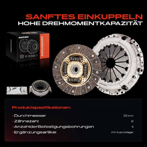 1x Kupplungssatz für Toyota Yaris P1 P9 Yaris Verso P2 1.4L 2000-2012 Bild 1x Kupplungssatz für Toyota Yaris P1 P9 Yaris Verso P2 1.4L 2000-2012