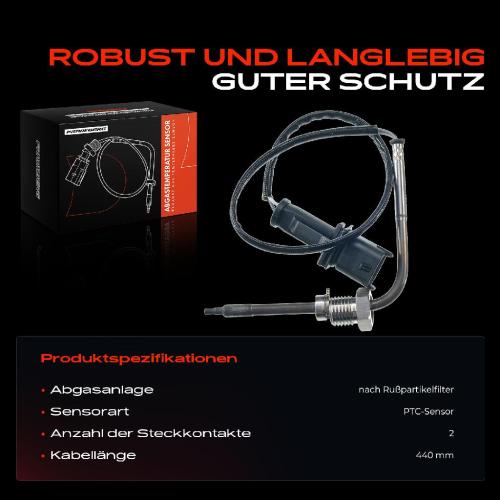 Frankberg 1x Abgastemperatursensor für Fiat Sedici FY Suzuki SX4 EY GY 2.0L Bild Frankberg 1x Abgastemperatursensor für Fiat Sedici FY Suzuki SX4 EY GY 2.0L