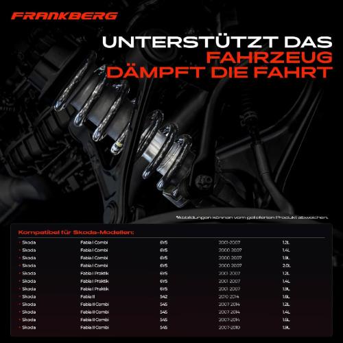 2x Fahrwerksfeder Hinterachse für Skoda Fabia I 6Y5 Fabia II 542 545 2000-2014 Bild 2x Fahrwerksfeder Hinterachse für Skoda Fabia I 6Y5 Fabia II 542 545 2000-2014