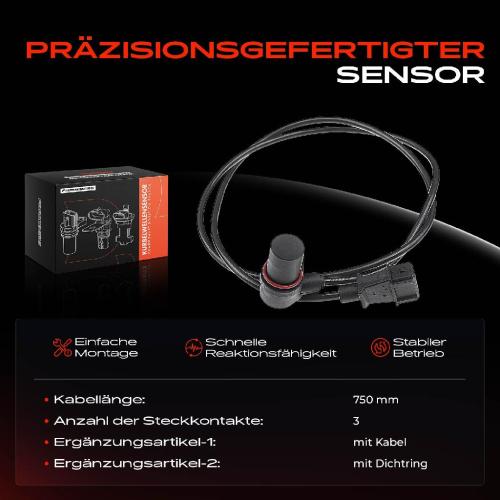 1x Kurbelwellensensor Impulsgeber für Opel Astra G H Speedster Zafira A Chevrolet Zafira 2.0L Bild 1x Kurbelwellensensor Impulsgeber für Opel Astra G H Speedster Zafira A Chevrolet Zafira 2.0L