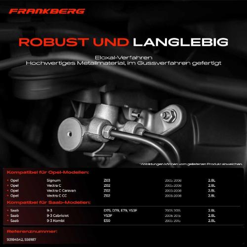 1x Hauptbremszylinder Bremszylinder für Opel Vectra C Z02 Signum Z03 Saab 9-3 YS3F Bild 1x Hauptbremszylinder Bremszylinder für Opel Vectra C Z02 Signum Z03 Saab 9-3 YS3F