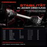 1x Antriebswelle Vorderachse Links für Ford B-Max JK Fiesta 5 CB1, CCN 1.0L 1.6L