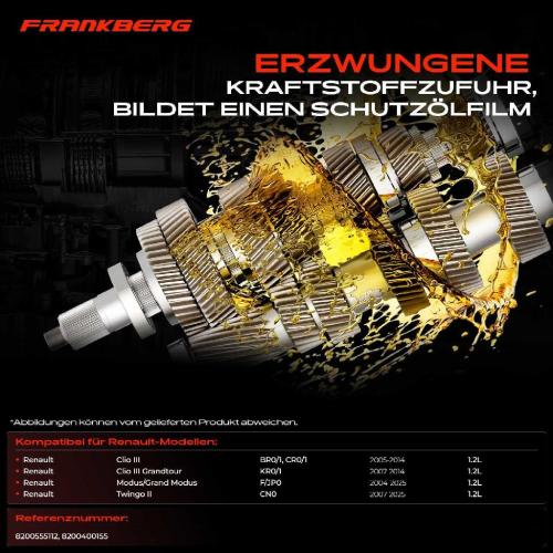 Frankberg 1x Ölpumpe für Renault Clio III BR0 CR0 Modus/Grand Modus Twingo II CN0 Bild Frankberg 1x Ölpumpe für Renault Clio III BR0 CR0 Modus/Grand Modus Twingo II CN0