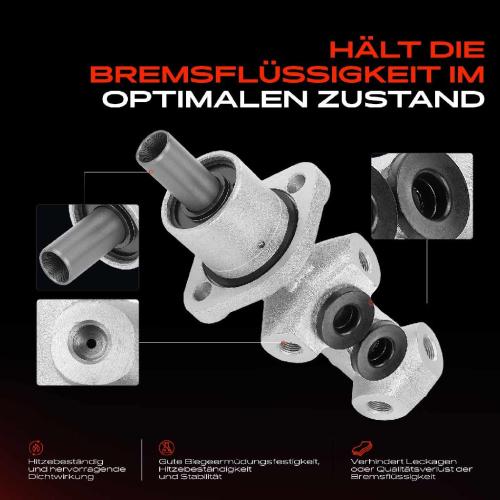1x Hauptbremszylinder Bremszylinder für Renault Kangoo Nissan Kubistar 1.1L-2.0L Bild 1x Hauptbremszylinder Bremszylinder für Renault Kangoo Nissan Kubistar 1.1L-2.0L