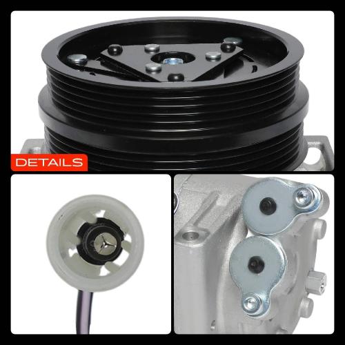 1x Klimakompressor für Ford Focus C-Max Kuga Volvo C30 C70 II S40 II V50 1.6L Bild 1x Klimakompressor für Ford Focus C-Max Kuga Volvo C30 C70 II S40 II V50 1.6L