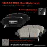 4x Bremsbeläge Vorderachse für Honda Accord VI Hatchback MG ZR ZS Nissan Almera Tino Primera Kombi