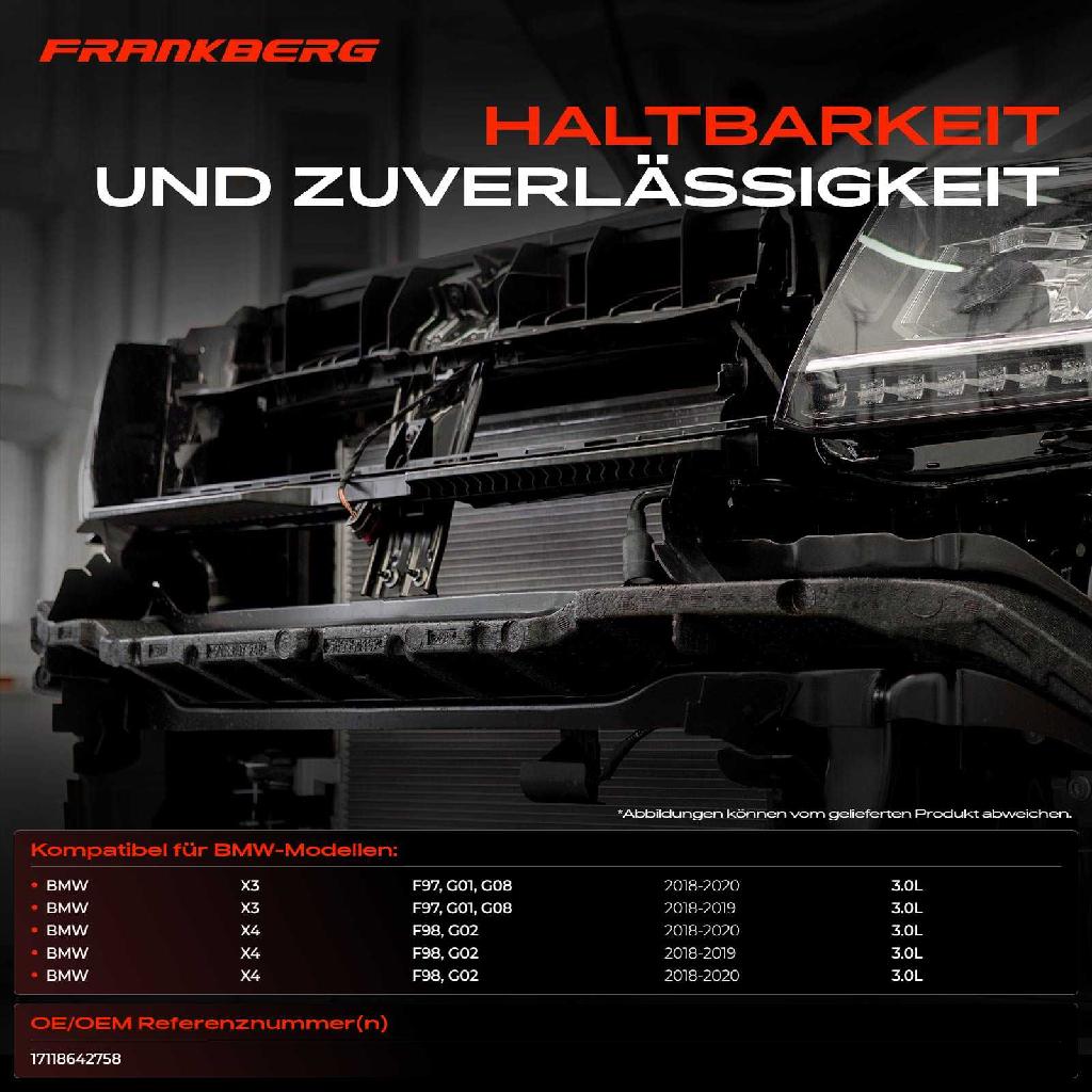 1x Lüfterhaube Vorne Unten für BMW X3 G01 X4 G02 2018-2020