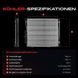 1x Kühler Wasserkühler Motorkühler für Mercedes-Benz W124 C124 S124 A124 2.6L-3.2L