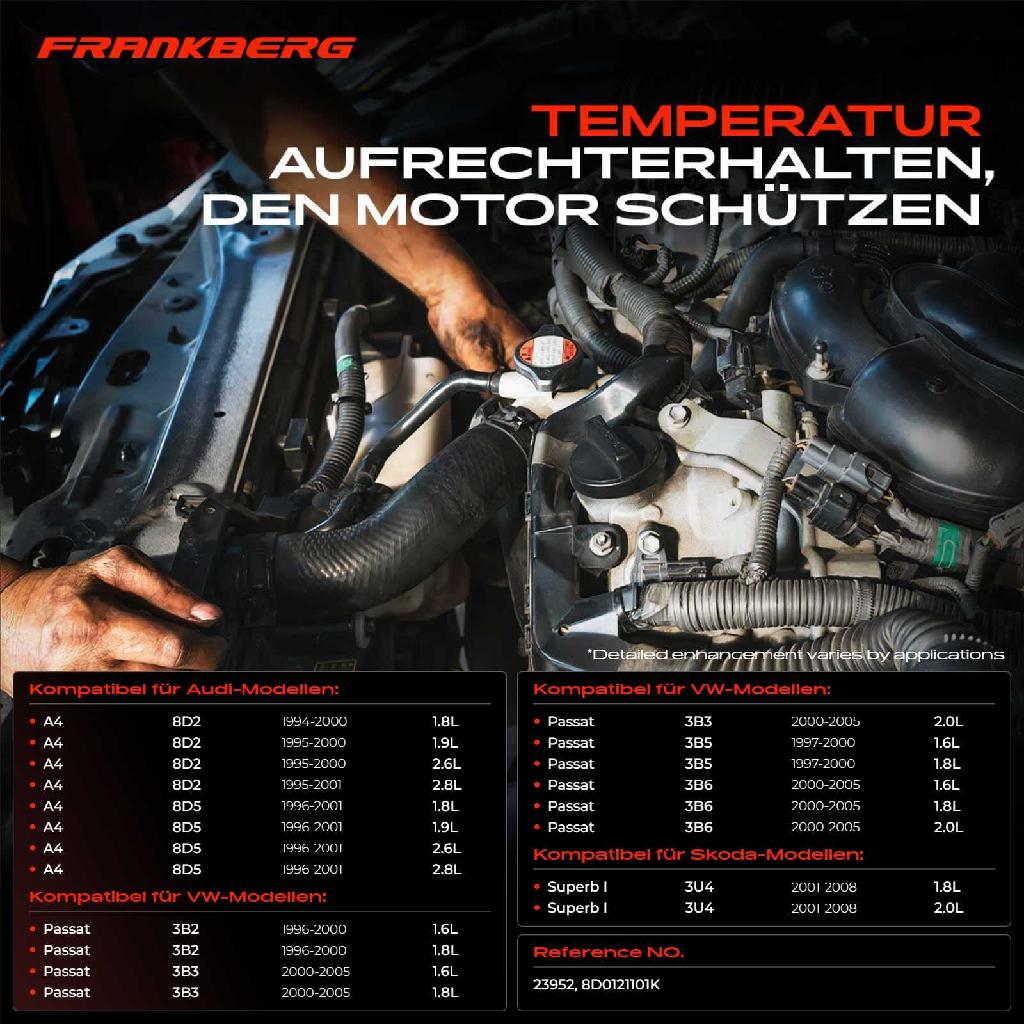 1x Kühlerschlauch Kühlwasserschlauch für VW Passat Audi A4 8D B5 A6 Skoda Superb I