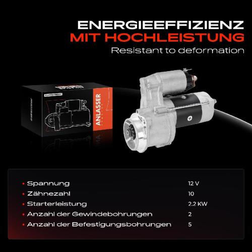 1x Anlasser Starter für Hyundai H-1 Cargo Kasten Travel H-1/Starex Bus KIA Sorento I 2.5L Bj ab 2002 Bild 1x Anlasser Starter für Hyundai H-1 Cargo Kasten Travel H-1/Starex Bus KIA Sorento I 2.5L Bj ab 2002