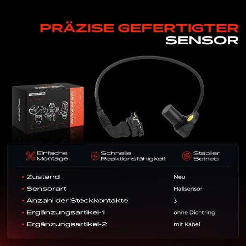 Frankberg 1x Nockenwellenposition Sensor für BMW 3er E36 325i 5er E34 525i Bild Frankberg 1x Nockenwellenposition Sensor für BMW 3er E36 325i 5er E34 525i