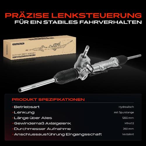 Frankberg 1x Lenkgetriebe Servolenkgetriebe für Citroën C4 I LA LC Peugeot 307 3A/C 3E 3B 3H Bild Frankberg 1x Lenkgetriebe Servolenkgetriebe für Citroën C4 I LA LC Peugeot 307 3A/C 3E 3B 3H
