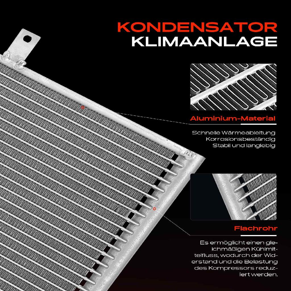 1x Kondensator Klimaanlage für Honda Jazz IV GK 1.3 1.5L Bj ab 2015