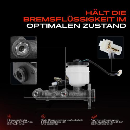 1x Hauptbremszylinder Bremszylinder für Toyota Land Cruiser J6 J7 2.4L-4.0L 1981-1997 Bild 1x Hauptbremszylinder Bremszylinder für Toyota Land Cruiser J6 J7 2.4L-4.0L 1981-1997