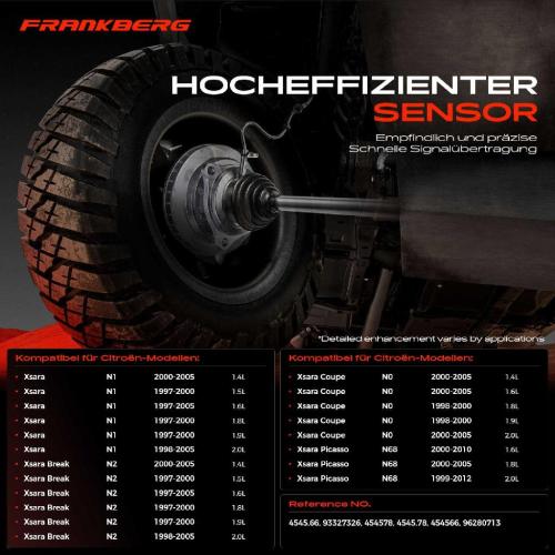 2x ABS Sensor Vorne für Citroën Xsara Break Coupe Picasso 1.9L 2.0L 1997-2012 Bild 2x ABS Sensor Vorne für Citroën Xsara Break Coupe Picasso 1.9L 2.0L 1997-2012