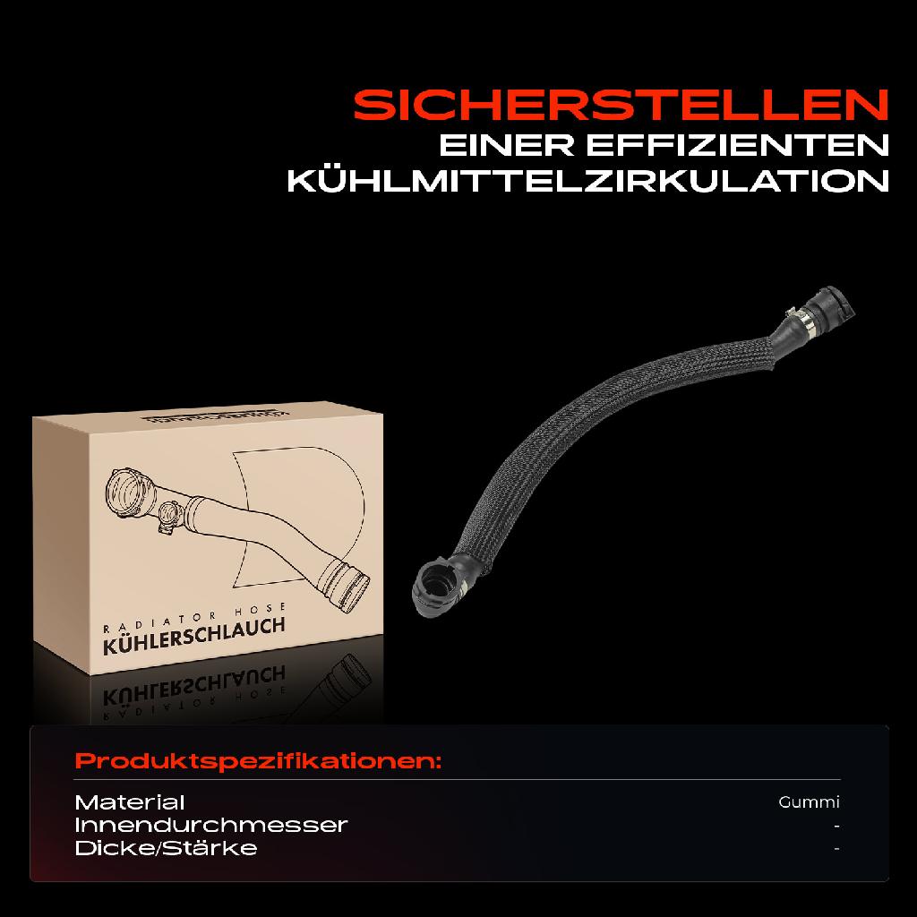 1x Kühlerschlauch Kühlwasserschlauch für BMW X5 E70 4.8L 2006-2010