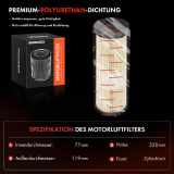 1x Luftfilter Filtereinsatz für Mercedes-Benz C-Klasse W204 S204 C 200 CDi C 220 CD