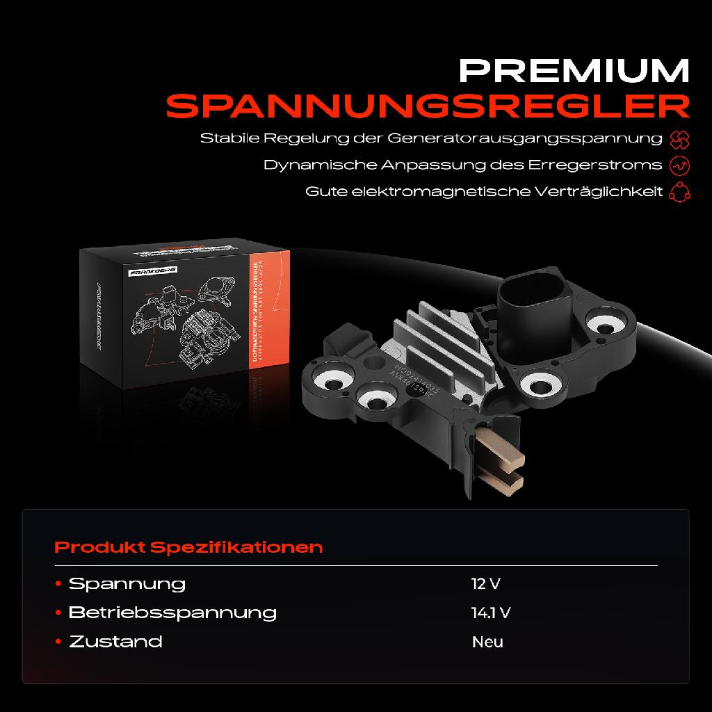 1x Lichtmaschinenregler Generatorregler für Audi A4 A6 Avant 4F2 4F5 Q7 2.0L