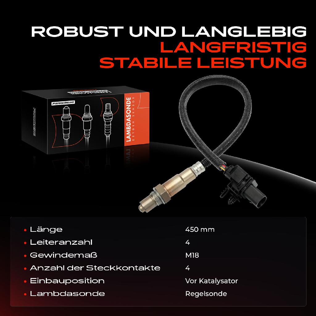 1x Lambdasonde Regelsonde Vor Katalysator für Opel Astra Insignia Chevrolet Malibu Vauxhall