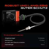 1x Abgastemperatursensor für Ford Focus Galaxy Mondeo IV Tourneo Transit C-Max