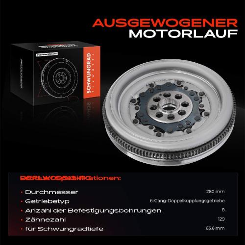 1x Schwungrad Zweimassenschwungrad für VW Golf 6 5K Passat Audi A3 8P Skoda Bild 1x Schwungrad Zweimassenschwungrad für VW Golf 6 5K Passat Audi A3 8P Skoda