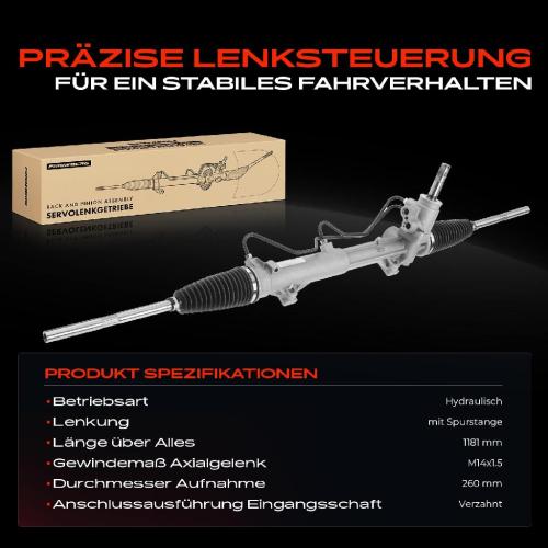 1x Lenkgetriebe Servolenkgetriebe für Peugeot 206 CC 2D SW 2E/K 206 2L 2A/C Bild 1x Lenkgetriebe Servolenkgetriebe für Peugeot 206 CC 2D SW 2E/K 206 2L 2A/C