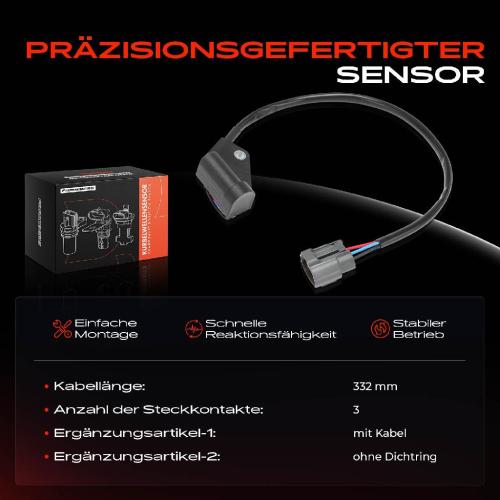 1x Kurbelwellensensor Impulsgeber für Mazda 323 F VI 323 S VI 1998-2004 1.4L 1.5L 1.6L Bild 1x Kurbelwellensensor Impulsgeber für Mazda 323 F VI 323 S VI 1998-2004 1.4L 1.5L 1.6L