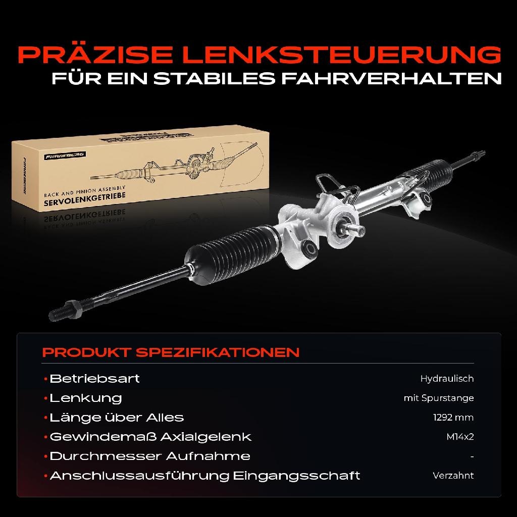 1x Lenkgetriebe Servolenkgetriebe für Ford Focus Stufenheck Turnier DAW DBW DFW DNW