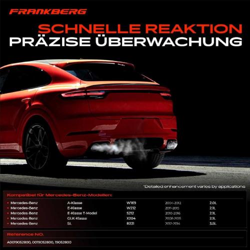 1x Abgastemperatursensor für Mercedes Benz W169 W212 X204 R231 2.0L-3.5L Bild 1x Abgastemperatursensor für Mercedes Benz W169 W212 X204 R231 2.0L-3.5L
