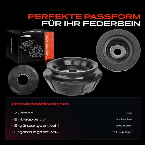 1x Domlager Federbeinstütz lager für KIA Soul AM 1.6L 2009-2014 Bild 1x Domlager Federbeinstütz lager für KIA Soul AM 1.6L 2009-2014