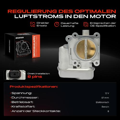 1x Drosselklappe Drosselklappenstutzen für Opel Vectra C Z02 Signum Zafira 2.2L Bild 1x Drosselklappe Drosselklappenstutzen für Opel Vectra C Z02 Signum Zafira 2.2L