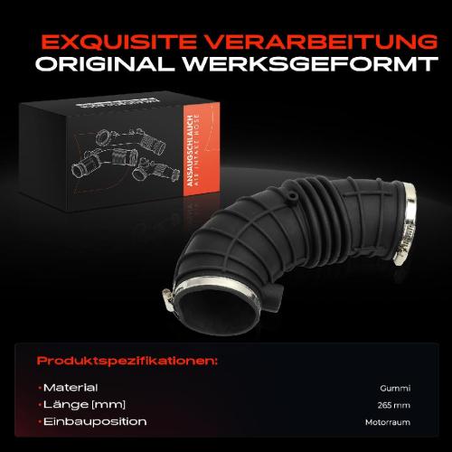 1x Ansaugschlauch, Luftfilter für BMW 5er E34 525i 1988-1990 Bild 1x Ansaugschlauch, Luftfilter für BMW 5er E34 525i 1988-1990