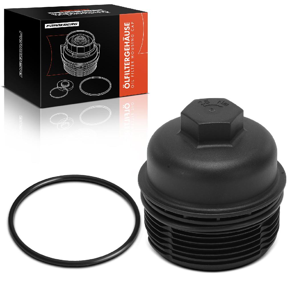 1x Ölfiltergehäuse Deckel für VW Touareg Audi A5 F5 A6 4A2 A7 4KA A8 Q5 Q7 Q8 4M