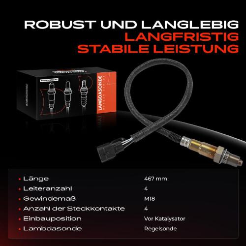 1x Lambdasonde Regelsonde Vor Katalysator für Renault Twingo II CN0 1.2L 2007-2014 Bild 1x Lambdasonde Regelsonde Vor Katalysator für Renault Twingo II CN0 1.2L 2007-2014