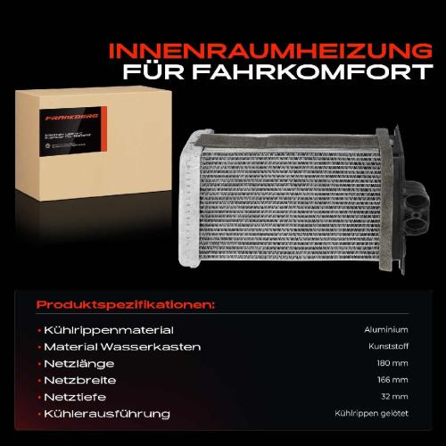1x Wärmetauscher Innenraumheizung für Saab 9-5 YS3E Opel Vectra B J96 1995-2009 Bild 1x Wärmetauscher Innenraumheizung für Saab 9-5 YS3E Opel Vectra B J96 1995-2009