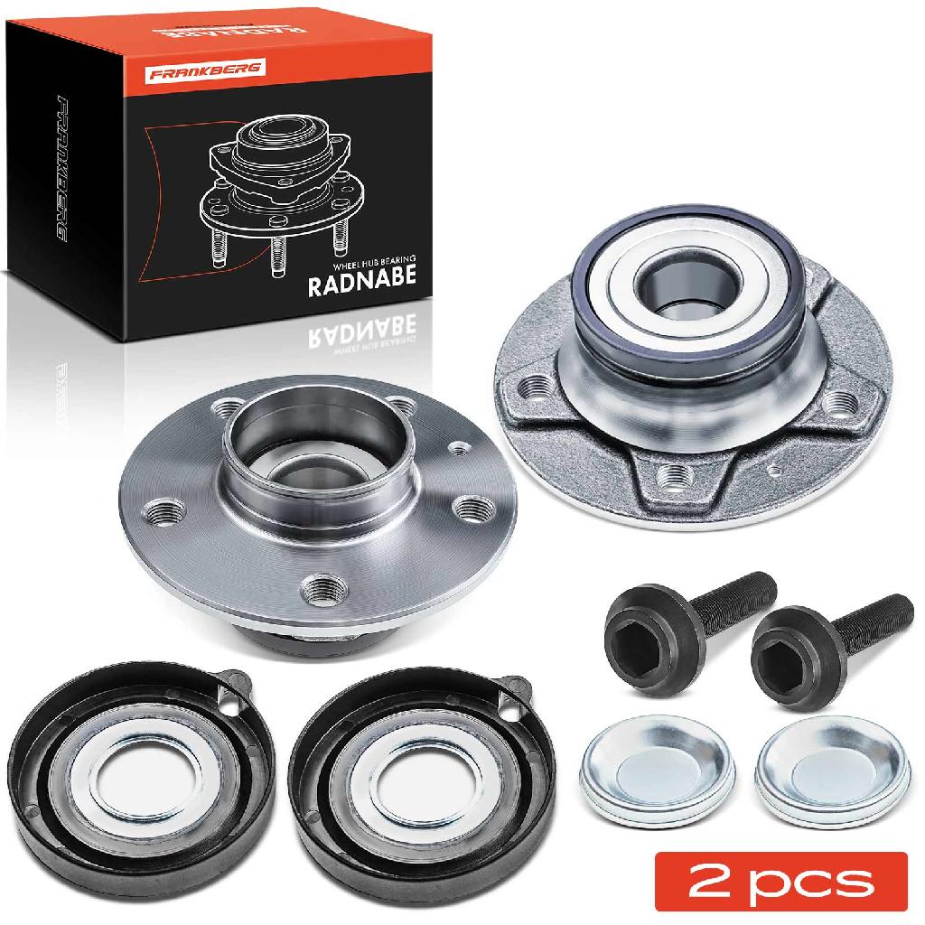 Frankberg 2x Radnabe Radlagersatz Hinterachse beidseitig für Audi A4 Avant A5 Cabriolet Sportback A6 A7