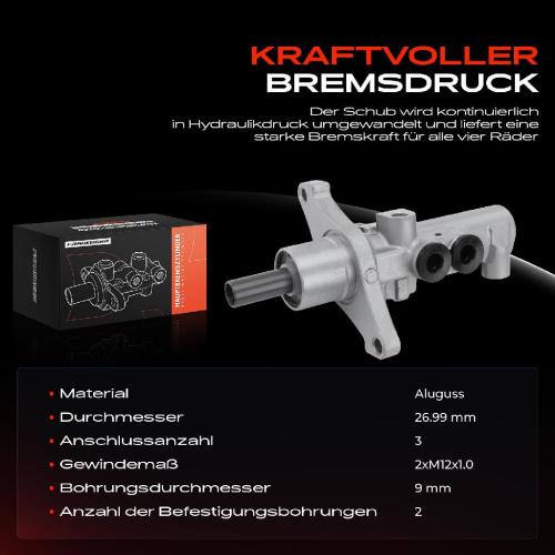 1x Hauptbremszylinder Bremszylinder für VW Amarok 2HA 2HB S1B S6B S7A S7B 2.0L 3.0L Bild 1x Hauptbremszylinder Bremszylinder für VW Amarok 2HA 2HB S1B S6B S7A S7B 2.0L 3.0L