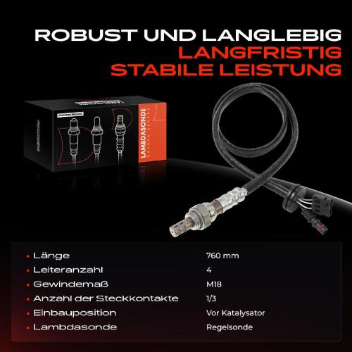 1x Lambdasonde Regelsonde Vor Katalysator für Mercedes-Benz 124 Coupe Stufenheck C124 W124 S124 A124 S124 Bild 1x Lambdasonde Regelsonde Vor Katalysator für Mercedes-Benz 124 Coupe Stufenheck C124 W124 S124 A124 S124