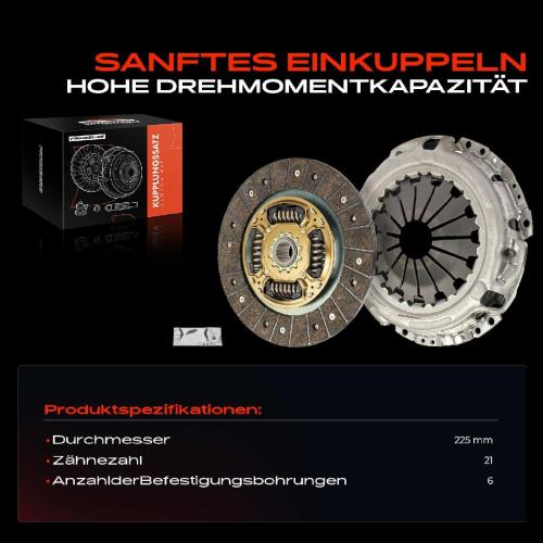 1x Kupplungssatz für Subaru Trezia Toyota Auris Kombi Corolla Stufenheck Urban Cruiser Verso S Yaris Bild 1x Kupplungssatz für Subaru Trezia Toyota Auris Kombi Corolla Stufenheck Urban Cruiser Verso S Yaris