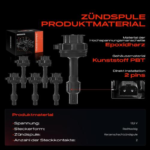 Frankberg 6x Zündmodul Zündspule für Volvo 960 964 960 II 960 II Kombi 965 960 Kombi S90 964 V90 Kombi 965 Bild Frankberg 6x Zündmodul Zündspule für Volvo 960 964 960 II 960 II Kombi 965 960 Kombi S90 964 V90 Kombi 965
