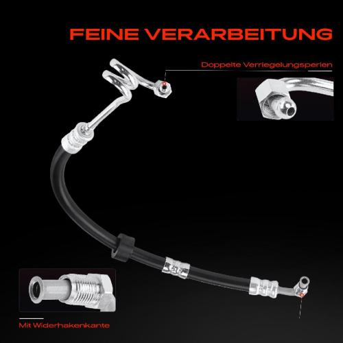 1x Servolenkung Schlauch für Mercedes-Benz C-Klasse W202 S202 CLK C208 A208 180 200 Bild 1x Servolenkung Schlauch für Mercedes-Benz C-Klasse W202 S202 CLK C208 A208 180 200