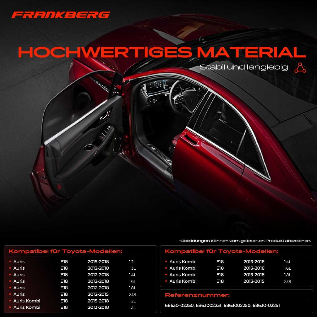 1x Türfeststeller Türfangband Türstopper Hinten für Toyota Auris Kombi Van Kasten/Schrägheck E18