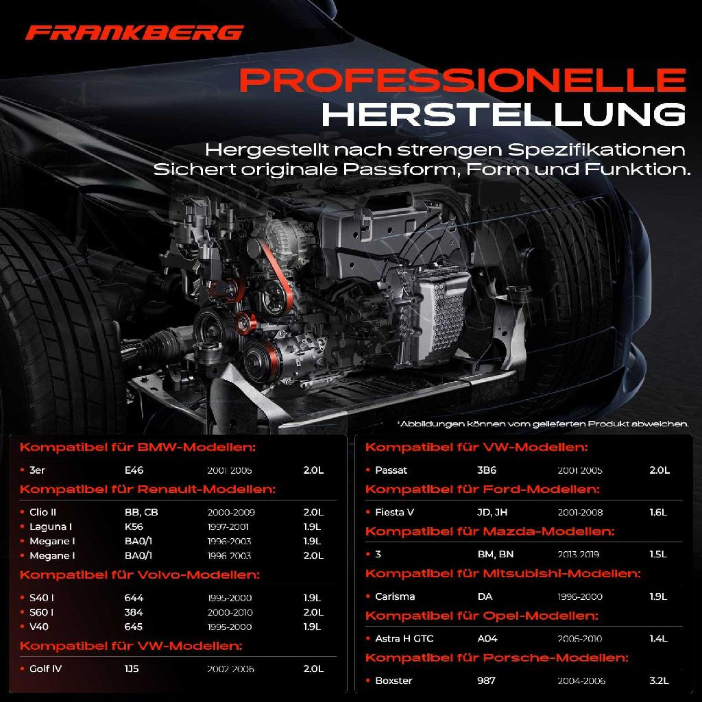 1x Umlenkrolle Führungsrolle für VW Golf BMW 3er Opel Astra H Renault